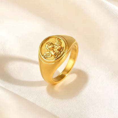 Anel Anjo Cupido – Dourado