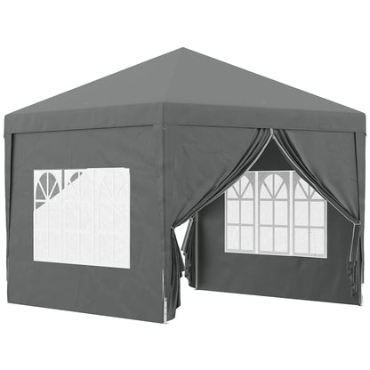 Tenda Dobrável Pop-Up com 4 Paredes Laterais Verde