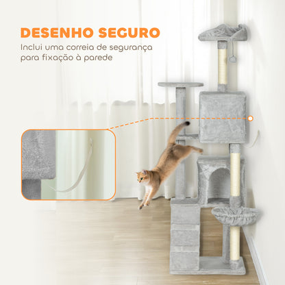 Arranhador para Gatos com Múltiplas Plataformas