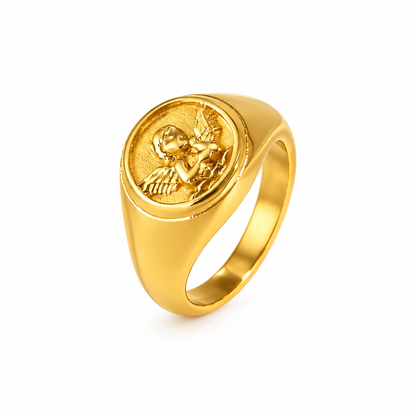 Anel Anjo Cupido – Dourado