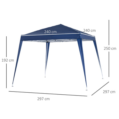 Tenda Dobrável Pop-Up 3x3 Azul