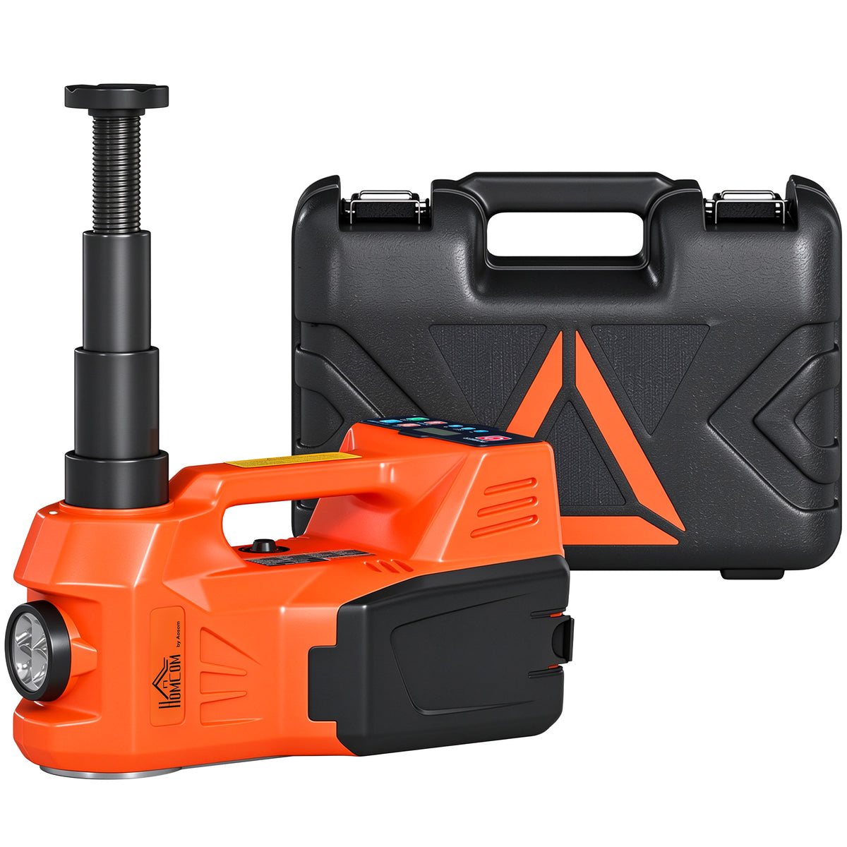 Kit de Macaco Hidráulico Elétrico 5T 12V – Com Luz LED e Bomba de Ar