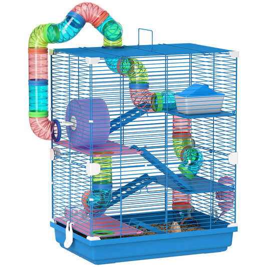 Gaiola para Hamsters com Túnel, Comedouro e Bebedouro