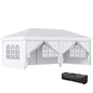 Tenda com Paredes Laterais Amovíveis Branco