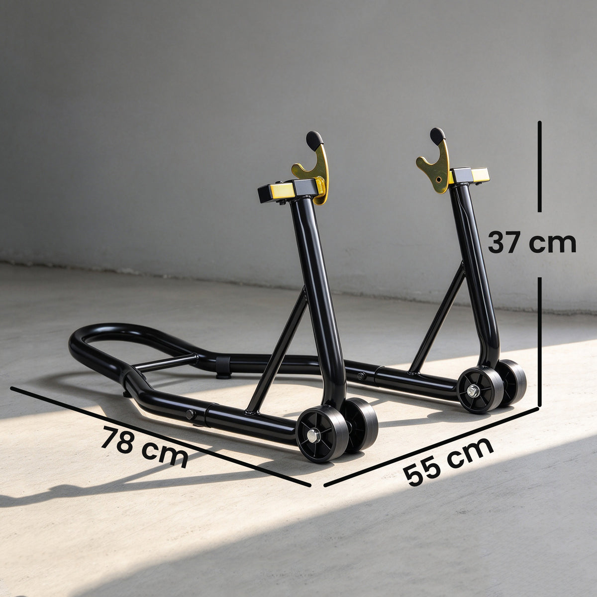 Suporte de Roda Traseira para Moto com Rodas