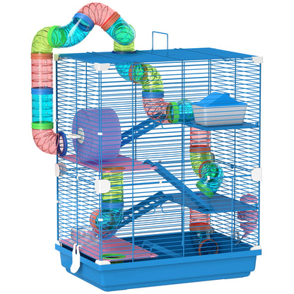 Gaiola para Hamsters com Túnel, Comedouro e Bebedouro