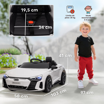 Carro Elétrico Infantil Audi RS e-tron GT 12V