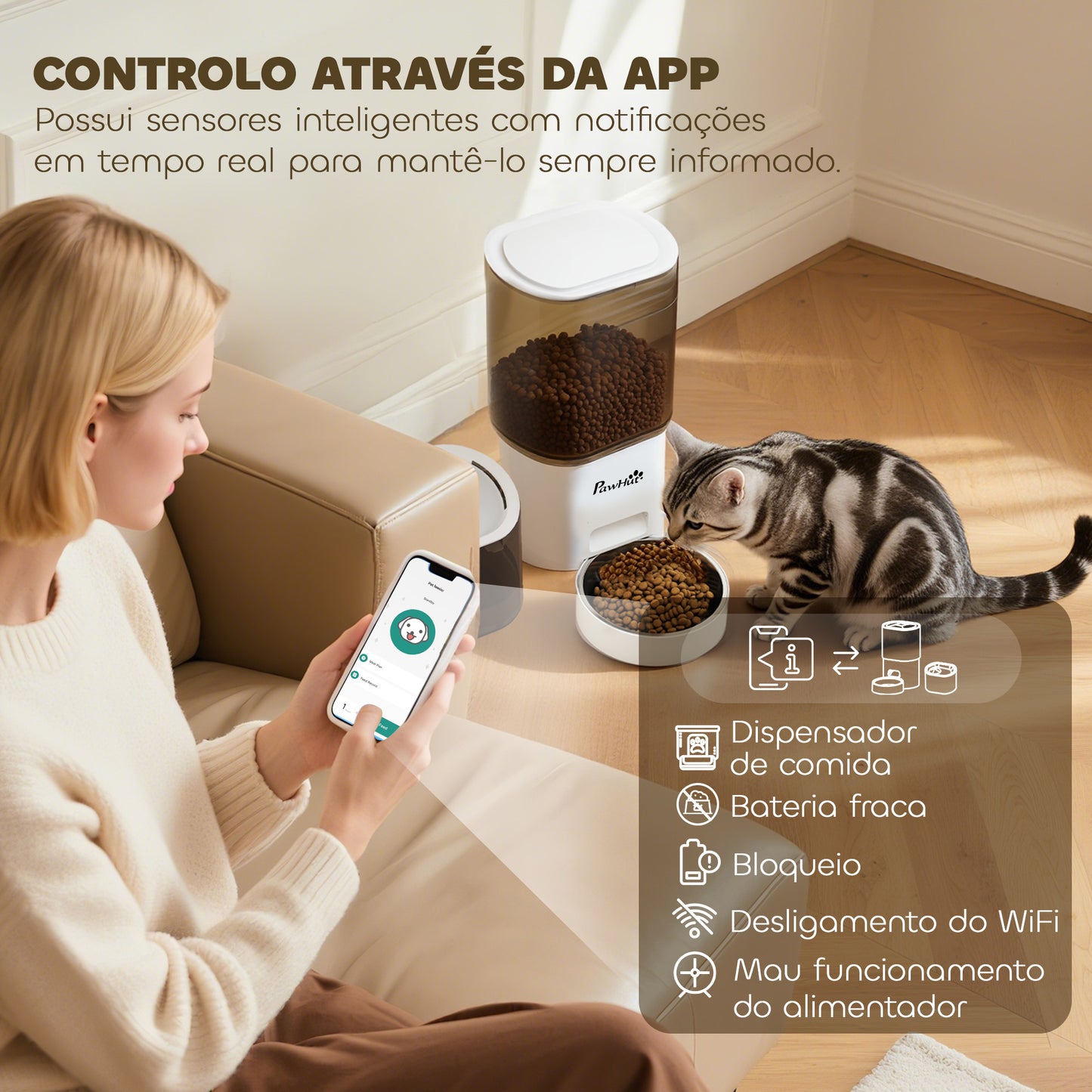 Comedouro Automático e Bebedouro para Cães e Gatos