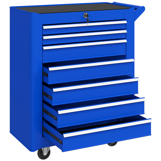 Carrinho de Ferramentas com 7 Gavetas Azul