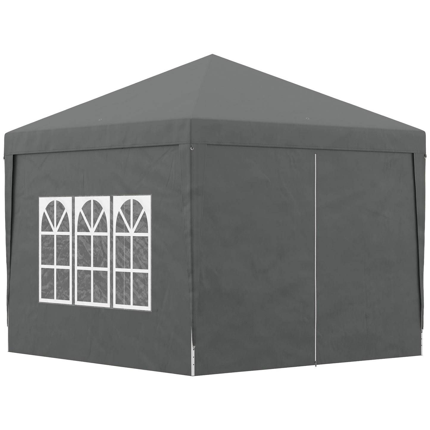 Tenda Dobrável Pop-Up com 4 Paredes Laterais Verde