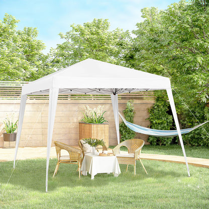 Tenda Dobrável Pop-Up 3x3 Branco Prateado